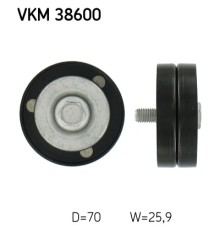 Ролик натягувача ременя SKF VKM 38600