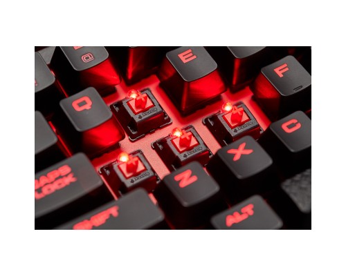 Клавіатура Corsair K63 Cherry MX Red UA USB Black (CH-9115020-RU)