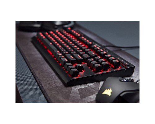 Клавіатура Corsair K63 Cherry MX Red UA USB Black (CH-9115020-RU)