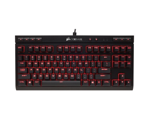 Клавіатура Corsair K63 Cherry MX Red UA USB Black (CH-9115020-RU)