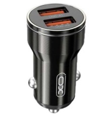 Зарядний пристрій XO CC48 Smart Metal 2USB + cable Lightning (XO-CC48i-BK)