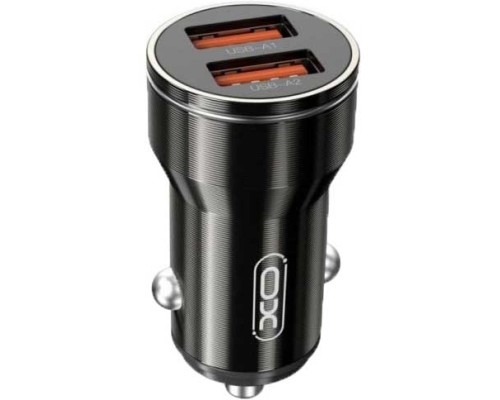 Зарядний пристрій XO CC48 Smart Metal 2USB + cable Lightning (XO-CC48i-BK)