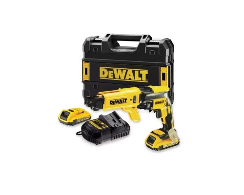 Шуруповерт DeWALT 18V XR Li-Ion, 2x2Ah, 30/5 Нм, 4400 об/хв, кейс (DCF620D2K)