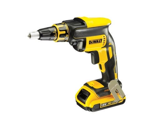 Шуруповерт DeWALT 18V XR Li-Ion, 2x2Ah, 30/5 Нм, 4400 об/хв, кейс (DCF620D2K)