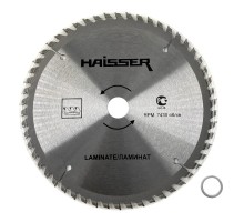 Диск пильний HAISSER по ламінату - 190х30 54 зуб. (16485)