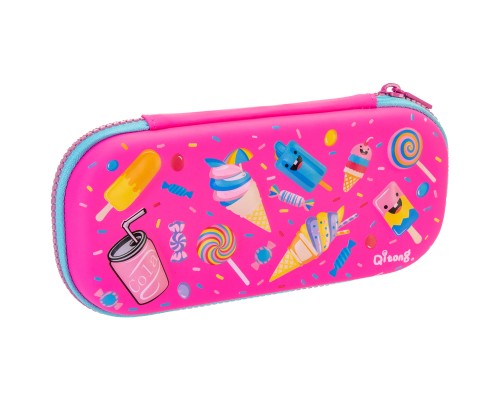 Пенал Cool For School 1 відділення з органайзером фуксія (QT-5649-Rosered) Пенал Cool For School 1 відділення з органайзером фуксія (QT-5649-Rosered)