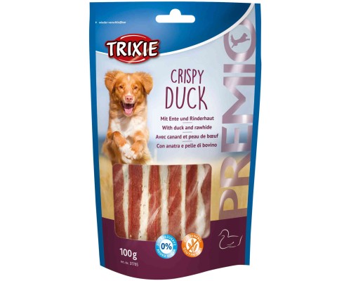 Ласощі для собак Trixie PREMIO Crispy Duck 100 г (4011905317052)