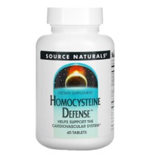 Вітамінно-мінеральний комплекс Source Naturals Захист від гомоцистеїну, Homocysteine Defense, 60 таблеток (SN1038)