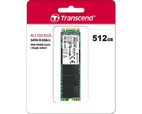Накопичувач SSD M.2 2280 512GB Transcend (TS512GMTS832S)