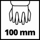 Кущоріз Einhell GE-CG 18/100 Li T - Solo, 18В, PXC, леза 100/200 мм, телескоп. ручка, 0.7 кг (без АКБ та ЗП) (3410310)