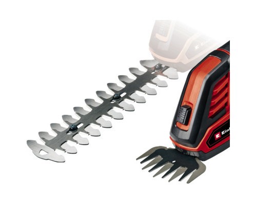 Кущоріз Einhell GE-CG 18/100 Li T - Solo, 18В, PXC, леза 100/200 мм, телескоп. ручка, 0.7 кг (без АКБ та ЗП) (3410310)