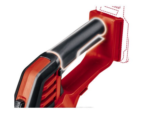 Кущоріз Einhell GE-CG 18/100 Li T - Solo, 18В, PXC, леза 100/200 мм, телескоп. ручка, 0.7 кг (без АКБ та ЗП) (3410310)