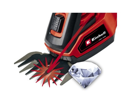 Кущоріз Einhell GE-CG 18/100 Li T - Solo, 18В, PXC, леза 100/200 мм, телескоп. ручка, 0.7 кг (без АКБ та ЗП) (3410310)