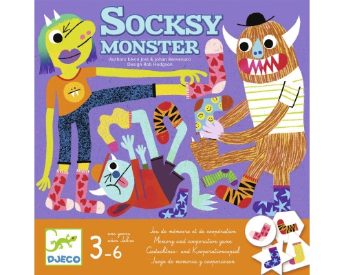 Настільна гра Djeco Шкарпетковий монстр (Socksy Monster) (DJ08526)