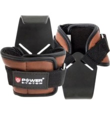 Гаки для тяги на зап'ястя Power System PS-3300 Hooks Brown XL (PS-3300_XL_Brown)