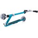Самокат Globber Flow Element Comfort Lights колеса з підсвічуванням Блакитний (727-301)