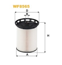 Фільтр паливний Wixfiltron WF8565