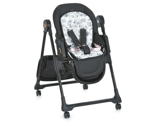 Стілець для годування El Camino ME 1037-B black gold Crystal (ME 1037-B black gold)