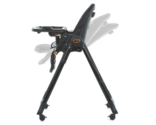 Стілець для годування El Camino ME 1037-B black gold Crystal (ME 1037-B black gold)