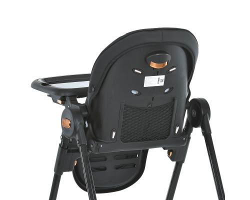 Стілець для годування El Camino ME 1037-B black gold Crystal (ME 1037-B black gold)