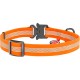 Нашийник для тварин WAUDOG Waterproof металева пряжка-фастекс M Ш 20 мм Д 28-40 см помаранчевий (26114)