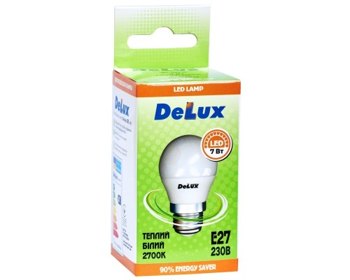 Лампочка Delux BL50P 7Вт 2700K 220В E27 (90011757)