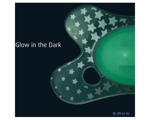 Пустушка Difrax Dental, світиться у темряві, 0-6 міс (GL799)