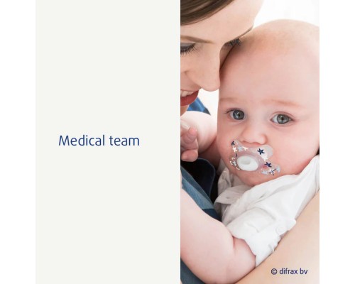 Пустушка Difrax Dental, світиться у темряві, 0-6 міс (GL799)