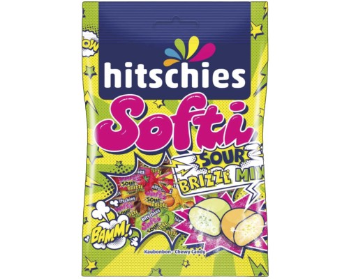Цукерка Hitschies Softi Sour Brizzl Mix 90 г (4003840003893)