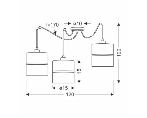 Люстра Candellux Assam (33-17772)