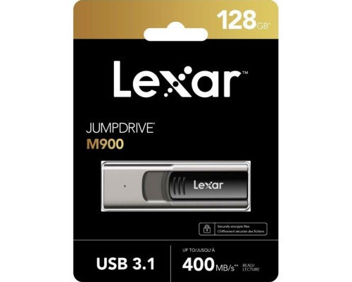 USB флеш накопичувач Lexar 128GB JumpDrive M900 USB 3.1 (LJDM900128G-BNQNG) 