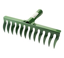 Граблі Grad кручені 12 зубів 320x82мм заклепувальне кріплення (29351)