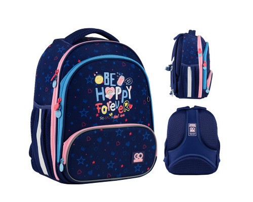 Рюкзак шкільний GoPack Education 597M-3 Be Happy (GO24-597M-3)