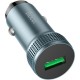 Зарядний пристрій HOCO Z49A Level USB Metal Gray (6931474795694)