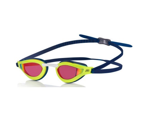 Окуляри для плавання Aqua Speed Rapid Mirror 193-30 чорний, жовтий OSF (5908217669902)