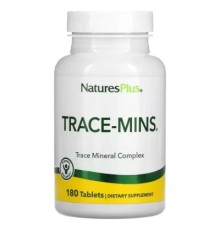 Мінерали Natures Plus Комплекс мікроелементів, Trace-Mins, Trace Mineral Complex, 180 таблеток (NAP-03560)
