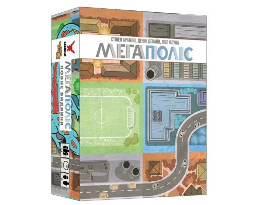 Настільна гра Geekach Games Мегаполіс. Повне видання (Sprawlopolis) (GKCH201sp) Настільна гра Geekach Games Мегаполіс. Повне видання (Sprawlopolis) (GKCH201sp)