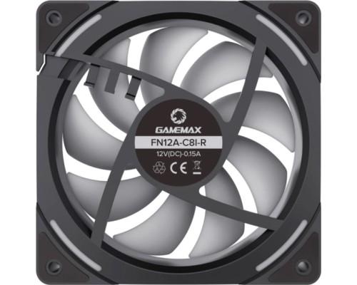 Кулер до корпусу Gamemax FN12A-C8I-R