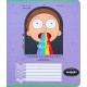 Зошит Kite Rick and Morty 18 аркушів, клітинка (RM24-236)