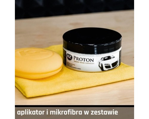 Автополіроль K2 Proton з губкою та ганчіркою 200г (G040)