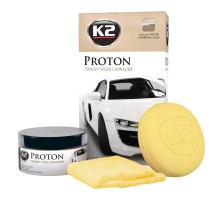 Автополіроль K2 Proton з губкою та ганчіркою 200г (G040)