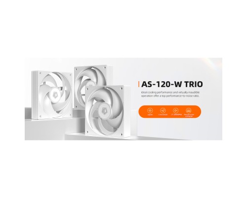Кулер до корпусу ID-Cooling Вентилятор ID-Cooling AS-120-W Trio (AS-120-W TRIO)