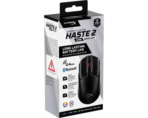 Мишка HyperX Pulsefire Haste 2 Core Wireless Black (8R2E6AA)