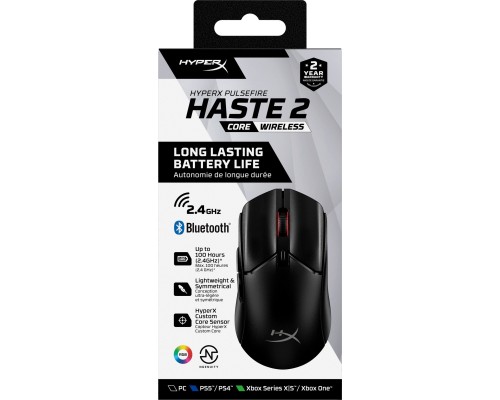Мишка HyperX Pulsefire Haste 2 Core Wireless Black (8R2E6AA)