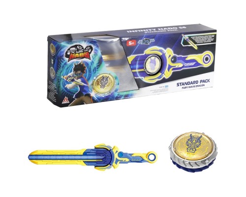 Дзига Infinity Nado VI серія Standard Pack Fury Wave Dragon Лютий Дракон (EU654121)