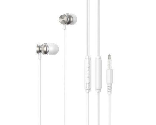 Навушники ColorWay 3.5 mm Wired Earphone UrbanBeat White (CW-WD03WT)