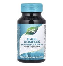 Вітамін Nature's Way Комплекс вітамінів B, B-100 Complex, 60 капсул (NWY-40520)