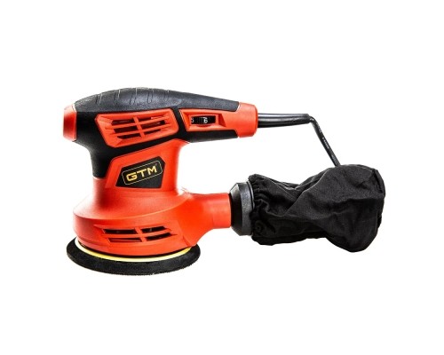 Шліфувальна машина GTM OS125/280, 125мм, 280Вт, 6000-12000об/хв. (OS125/280)