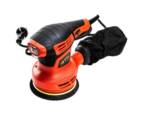 Шліфувальна машина GTM OS125/280, 125мм, 280Вт, 6000-12000об/хв. (OS125/280)