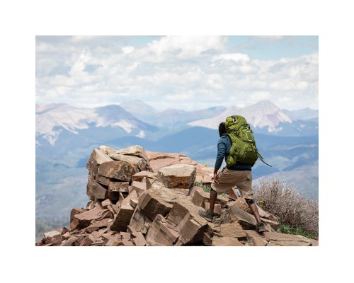 Рюкзак туристичний Osprey Aether 55 deep water blue - L/XL - синій (009.2409)